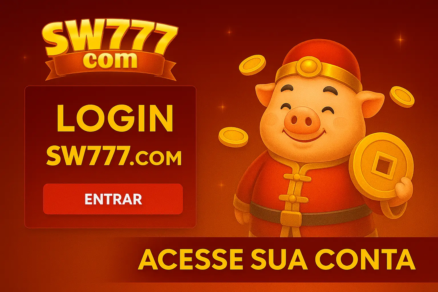 Criar uma nova Conta no plataforma SW777.com